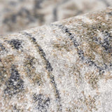 Rudo Neutral Medallion Washable Rug – classic design, easy-care, versatile