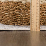 Rudo Neutral Medallion Washable Rug – classic design, easy-care, versatile