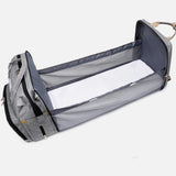Stroller Diaper Bag with Baby Bed - 3in1, versatile, bed mat