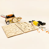 Gear Car DIY Kit, Educational STEM Toy – Mechanics, Engineering, Motion