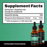 Upgraded Manganese Stabilized Nano Minerals - Cognitive Support, Workout Recovery, High Absorption