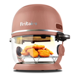 Fritaire Self-Cleaning Non-Toxic Glass Air Fryer 9-in-1 Countertop Oven, Teflon-Free Air Fryer, PFAS-Free Cooker, Convection Oven - Lavendar