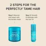 Keratin Repair Hair Mask for Deep Conditioning & Strength, damage repair, frizz control, hair smoothing