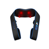 NECKA Rechargeable Shiatsu Neck & Shoulder Massager with Heat Therapy, Deep Kneading Massage, Portable Muscle Relaxation, Full Body Massager