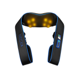 NECKA Rechargeable Shiatsu Neck & Shoulder Massager with Heat Therapy, Deep Kneading Massage, Portable Muscle Relaxation, Full Body Massager
