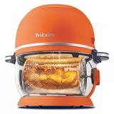 Fritaire Self-Cleaning Non-Toxic Glass Air Fryer 9-in-1 Countertop Oven, Teflon-Free Air Fryer, PFAS-Free Cooker, Convection Oven - Orange