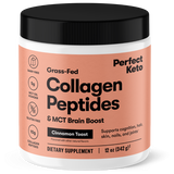 KETO Grass-Fed Collagen Peptides &amp; MCT Brain Boost – Support for Mind &amp; Body