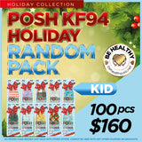 Posh KF94 Mask Holiday Special Random 100 pcs Pack - Kids
