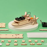 Paddlewheel Boat DIY Kit, Educational STEM Toy – Engineering, Hands-On Project, Science Craft