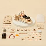 Paddlewheel Boat DIY Kit, Educational STEM Toy – Engineering, Hands-On Project, Science Craft