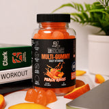 BLACKLABEL Multi Gummy Daily Vitamins for Active Athletes - Peach Rings, Multivitamin, Recovery Support