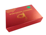 New Crop 7-Year Wisconsin Cultivated Ginseng Deluxe Gift Box, Premium Roots, Collector's Edition, Luxury Herbal Gift