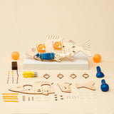 Fish Robot DIY Kit, Educational STEM Toy – Fish Robot, Robotics Project, Bionics Learning