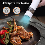 Automatic Electric Salt & Pepper Grinder Set – One-Touch Spice Mill, Adjustable Seasoning Tool, Modern Kitchen Essential