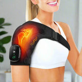 Heated Neck & Shoulder Therapy Massager – Red Light Recovery Wrap, Deep Tissue Relief Device, At-Home Rehab Solution