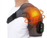 Heated Neck & Shoulder Therapy Massager – Red Light Recovery Wrap, Deep Tissue Relief Device, At-Home Rehab Solution