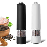 Automatic Electric Salt & Pepper Grinder Set – One-Touch Spice Mill, Adjustable Seasoning Tool, Modern Kitchen Essential