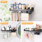Wave Pattern Kitchen Organizer Shelf - kitchen storage rack, wall-mounted shelf, decorative organizer
