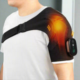 Heated Neck & Shoulder Therapy Massager – Red Light Recovery Wrap, Deep Tissue Relief Device, At-Home Rehab Solution
