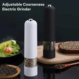 Automatic Electric Salt & Pepper Grinder Set – One-Touch Spice Mill, Adjustable Seasoning Tool, Modern Kitchen Essential