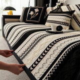 Topspet Black Couch Cover – Durable, Non-Slip Furniture Protector for Pets, Dogs & Cats - Pet Sofa Protector, Non-Slip Couch Cover, Dog Cat Furniture Guard