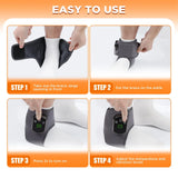 Electric Ankle Support Brace with Heat & Vibration Therapy – Adjustable Comfort Wrap, Ankle Stabilizer Sleeve, Recovery Support Device