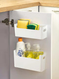 Multifunctional Plastic Kitchen Storage - Wall-Mounted Organizer, Refrigerator Storage Bin, Cabinet Storage Box