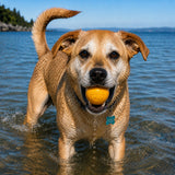Squeak Ball - Durable Squeaky Dog Toy, Floats, Chew Toy - USA Made