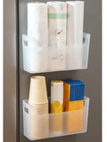 Multifunctional Plastic Kitchen Storage - Wall-Mounted Organizer, Refrigerator Storage Bin, Cabinet Storage Box