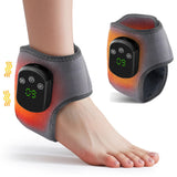 Electric Ankle Support Brace with Heat & Vibration Therapy – Adjustable Comfort Wrap, Ankle Stabilizer Sleeve, Recovery Support Device