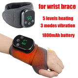 Electric Ankle Support Brace with Heat & Vibration Therapy – Adjustable Comfort Wrap, Ankle Stabilizer Sleeve, Recovery Support Device