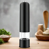 Automatic Electric Salt & Pepper Grinder Set – One-Touch Spice Mill, Adjustable Seasoning Tool, Modern Kitchen Essential