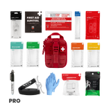 Sidekick IFAK First Aid Pouch with MOLLE Panel for Everyday Carry, Tactical Medical Kit, Compact Emergency Pouch, Portable Survival Gear