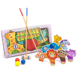 Jungle Croquet – wooden toy set, animal game, outdoor play