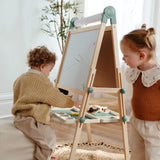 Tiny Land® Magnitales Adjustable Art Easel for Kids – creative learning, magnetic boards, space-saving design