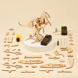 Dinosaur Robot T-Rex DIY Kit, Educational STEM Toy – Robotics, Engineering, Creativity
