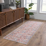 Urpi Vintage Oushak Washable Rug – distressed design, versatile décor, easy-care