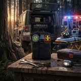 Emergency Trauma Medical Kit with 80 Essential Supplies, First Aid Kit, Emergency Preparedness, Survival Gear
