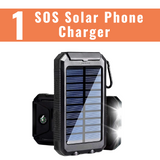 SOS Solar Phone Charger – power bank, solar charger, emergency battery