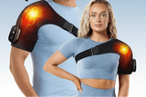Heated Neck & Shoulder Therapy Massager – Red Light Recovery Wrap, Deep Tissue Relief Device, At-Home Rehab Solution