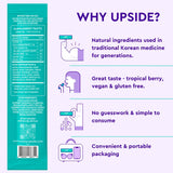 Upside Hangover Jelly Sticks 10-Pack Box Set - DHM Support, Tropical Berry Jelly, On-the-Go Packets
