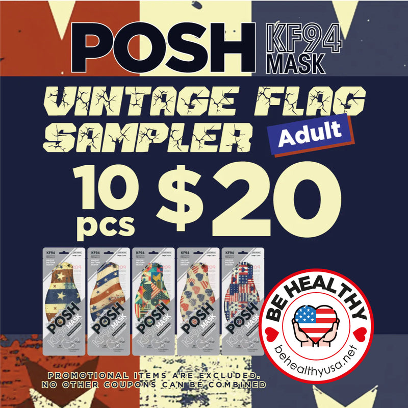 POSH Vintage Flags Collection – Be Healthy