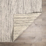 Williford Handwoven Wool Area Rug – striped design, artisan texture, neutral tones