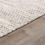 Williford Handwoven Wool Area Rug – striped design, artisan texture, neutral tones
