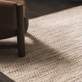 Williford Handwoven Wool Area Rug – striped design, artisan texture, neutral tones