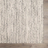 Williford Handwoven Wool Area Rug – striped design, artisan texture, neutral tones