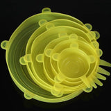 Lids for Kitchen Microwave Bowl - Silicone Food Covers, Microwave Bowl Seal, Leak-Proof Lid Set