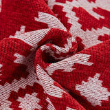 Festive Red Christmas Sofa Cover | Slipcovers for Couches (1-4 Seats) - Holiday Couch Protector, Red Sofa Slipcover, Christmas Decor Cover