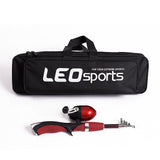 Portable Ice Fishing Rod and Closed Reel Combo Set with Carry Bag - Compact Angling Kit, Glass Fiber Fishing Pole, Outdoor Fishing Equipment