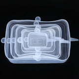 Lids for Kitchen Microwave Bowl - Silicone Food Covers, Microwave Bowl Seal, Leak-Proof Lid Set